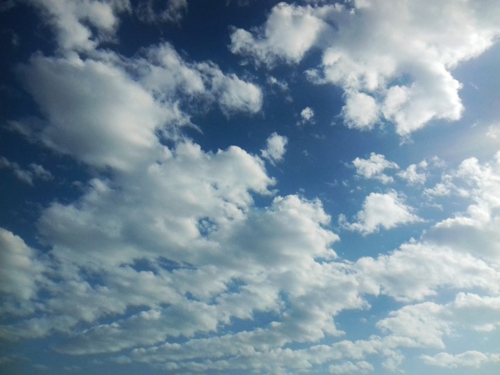 somewhere above the clouds...