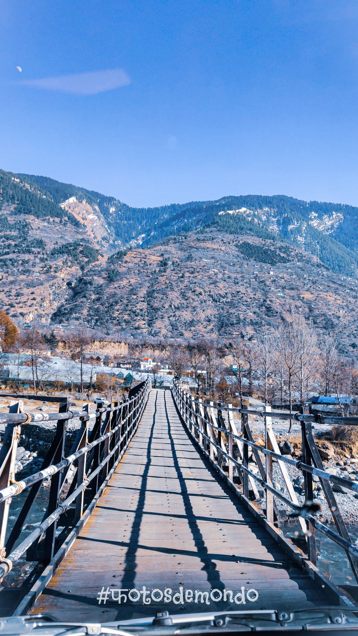 manali bridge, mountain biking