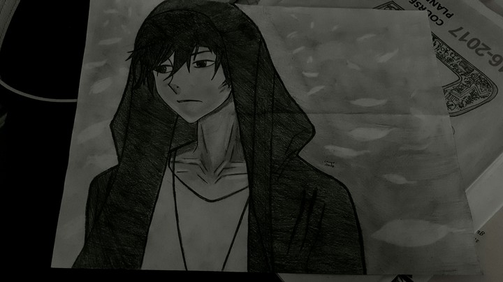 Teenage Boy Drawing