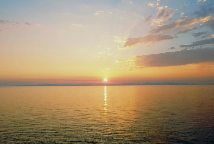 puesta de sol