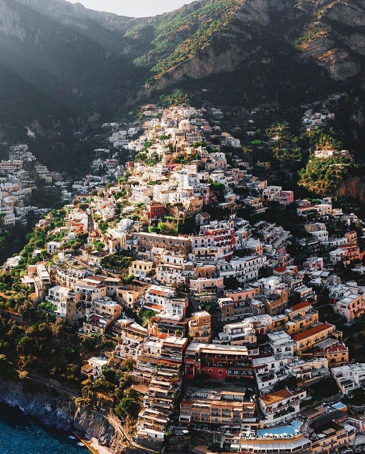 mountainous city