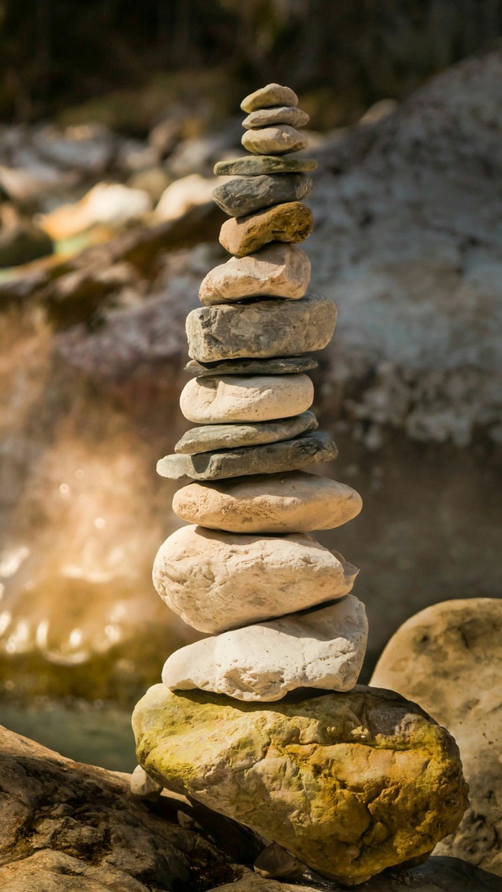 gravity in stones...