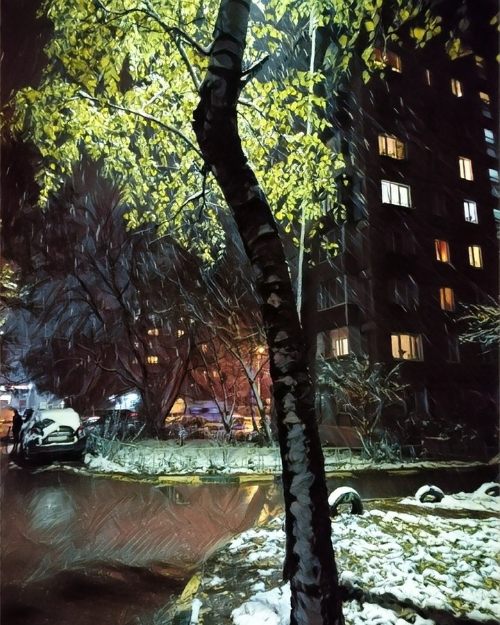 Снег с дождём.