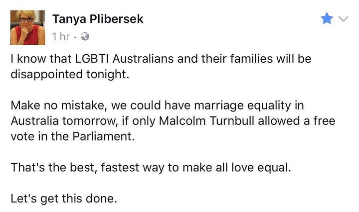 Soz not a background.  support gay marriage. comment