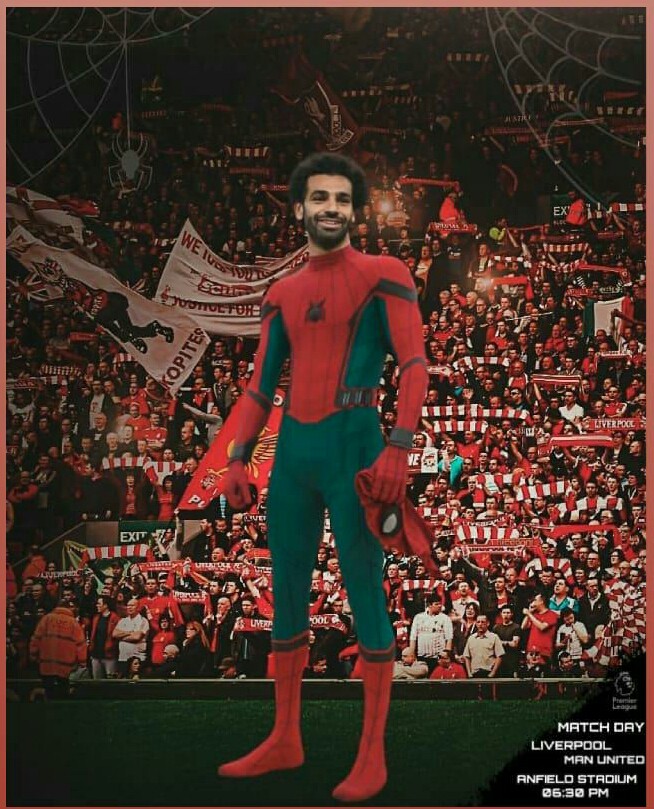 mo salah vs spider man