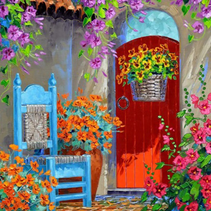 Red door