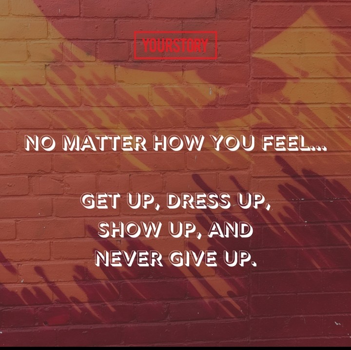 never give up
