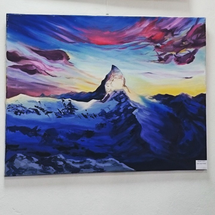 "Evening in the mountains"