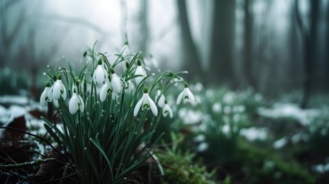 flower, snowdrop wallpapers