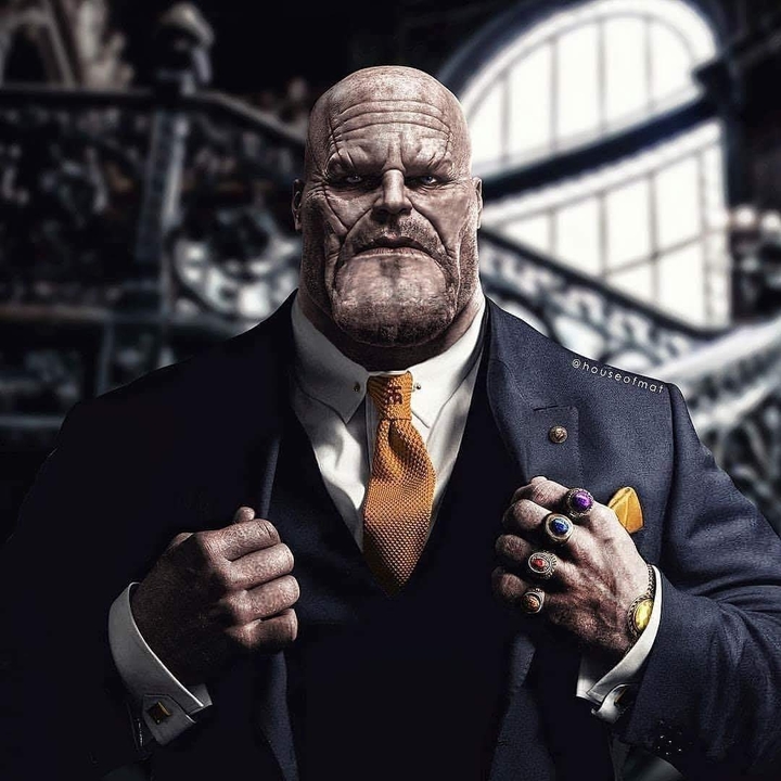 THANOS IN BLACK