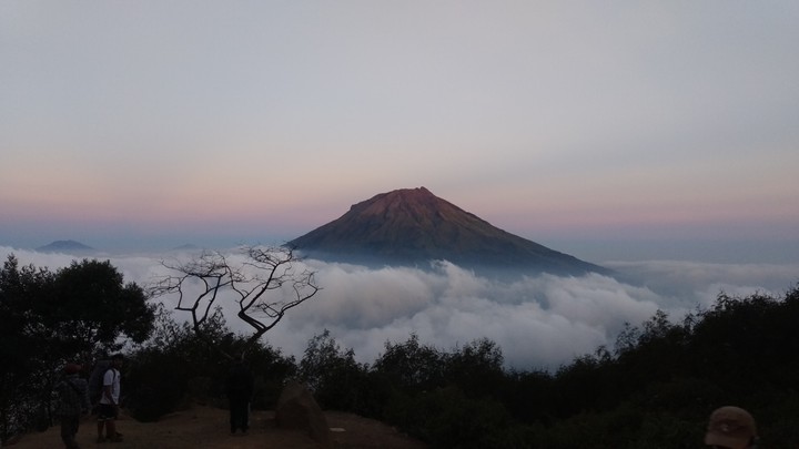 Mount Sumbing from Mount Sindoro