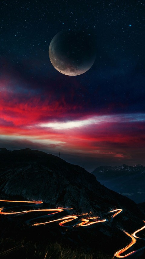 beautiful downhills drive...