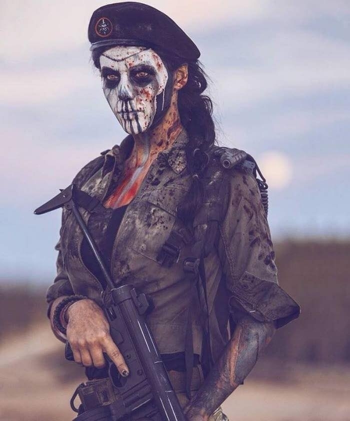 caveira sanglante