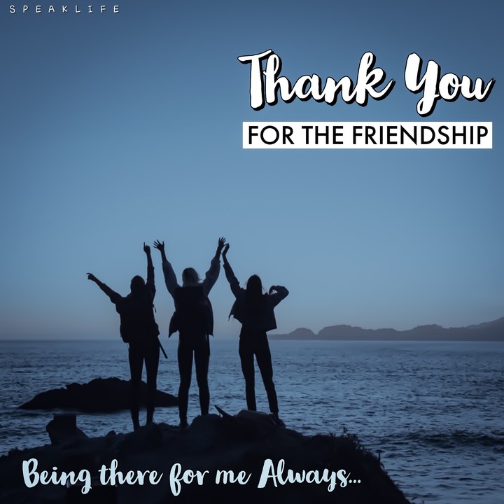 Thank You for the Friendship
