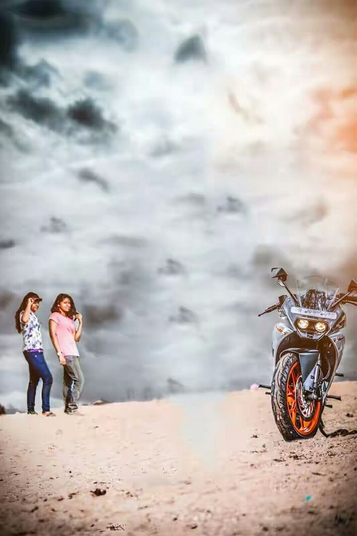Beach Girls Background For Editing By Pranjul