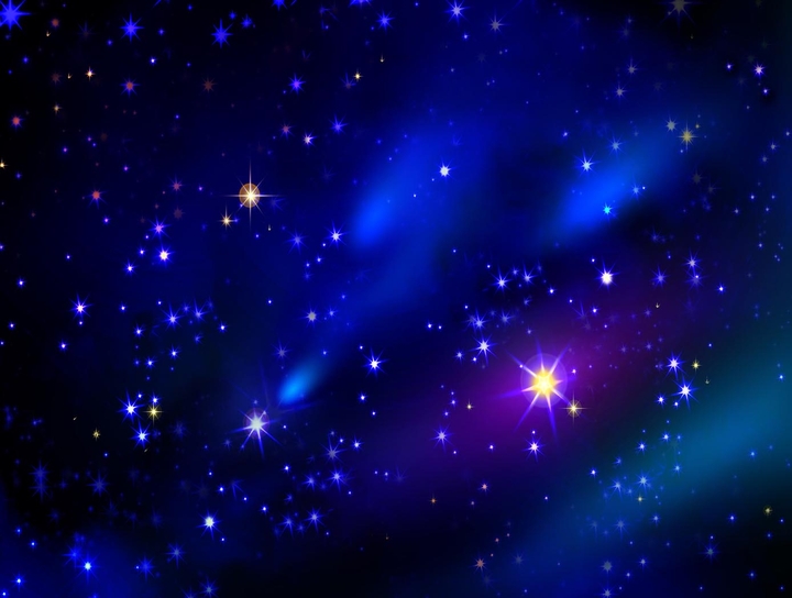 blue night