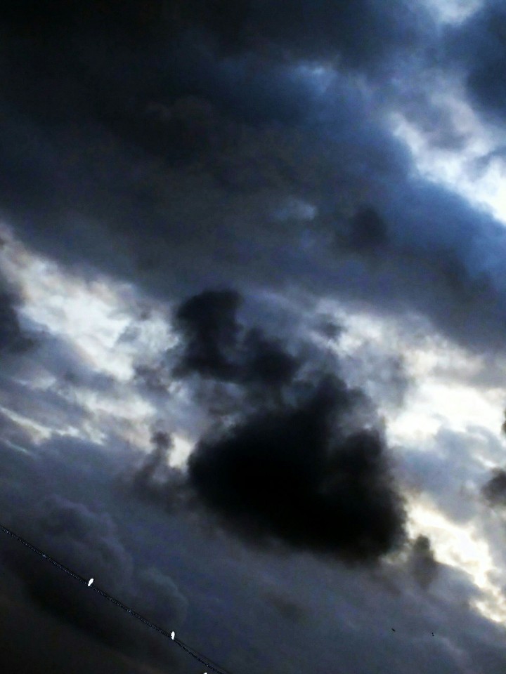 dark clouds