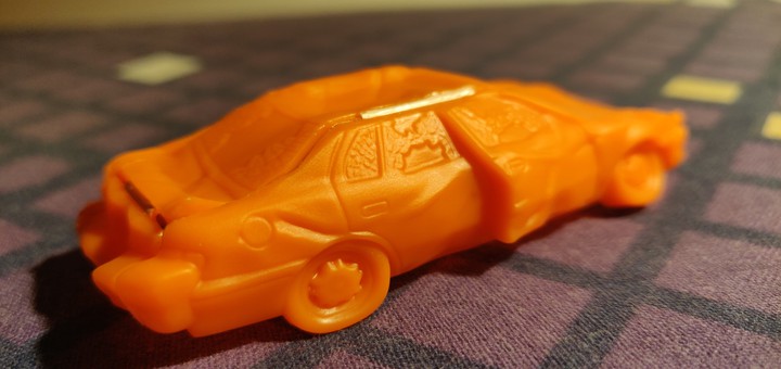 crushed car