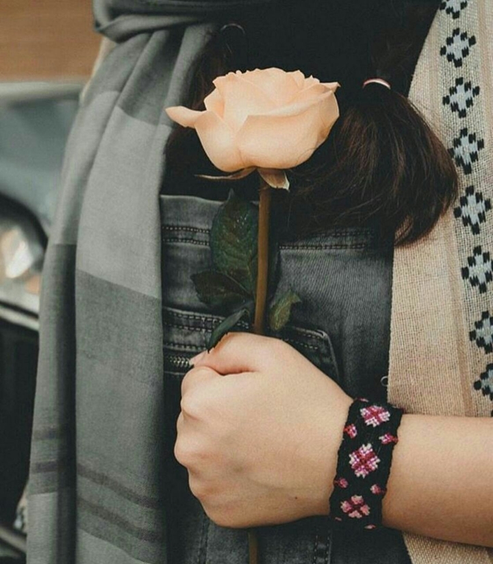 flower in hand