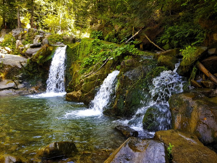 Waterfall in the mountains