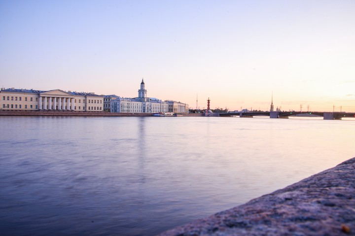 Saint-Petersburg in the morning