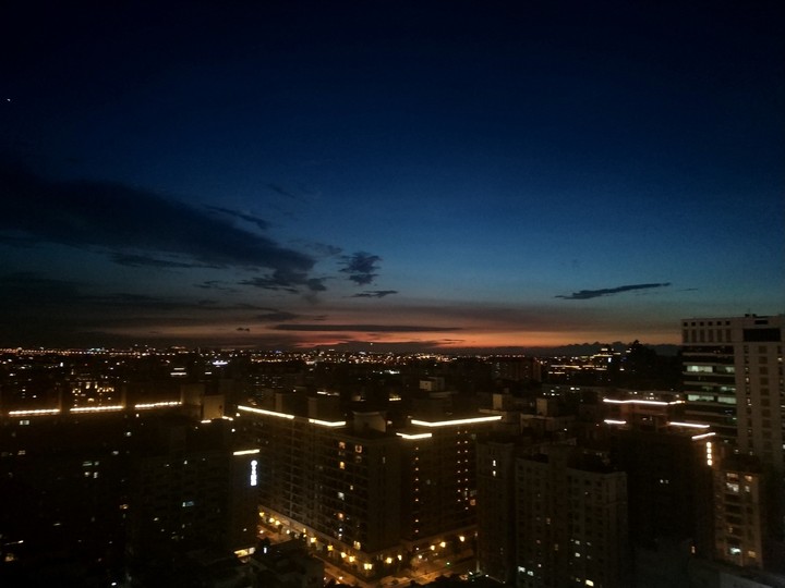 Dusk sky