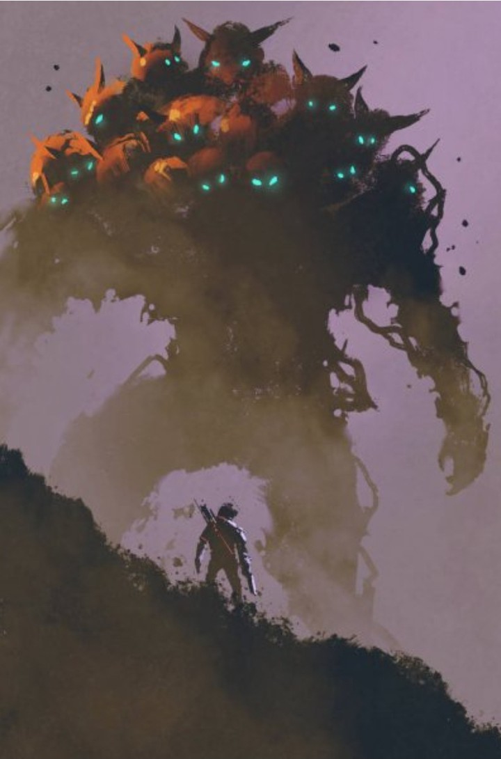 A giant monster!