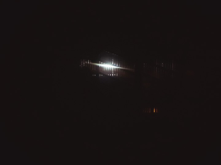 Looking behind a window.