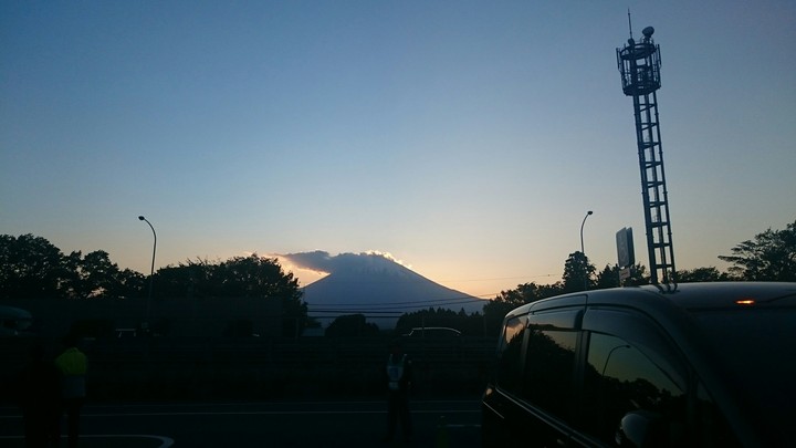 Mt.Fuji and sunset