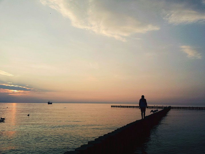 sea in sunset