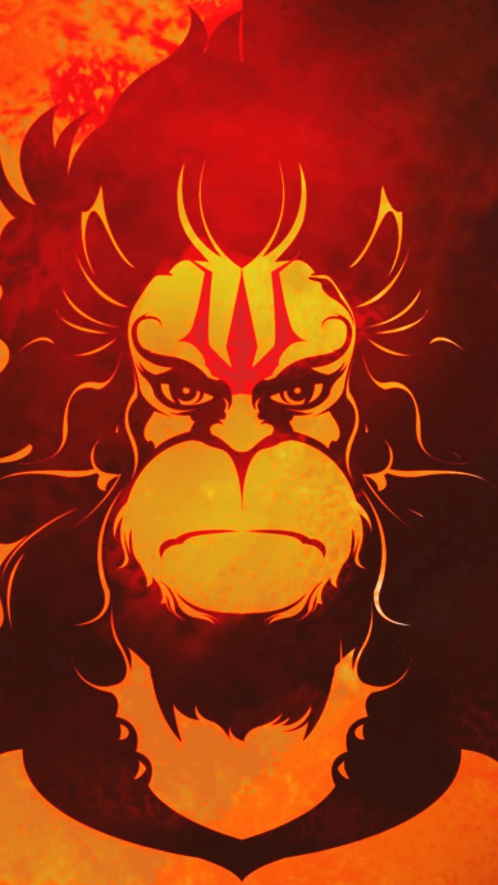 Hanuman ji With decent attitude.