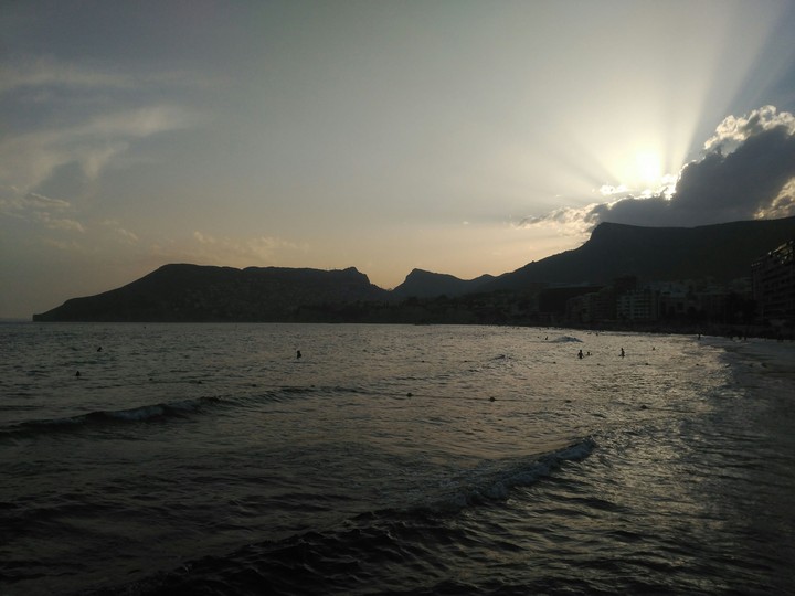 atardecer