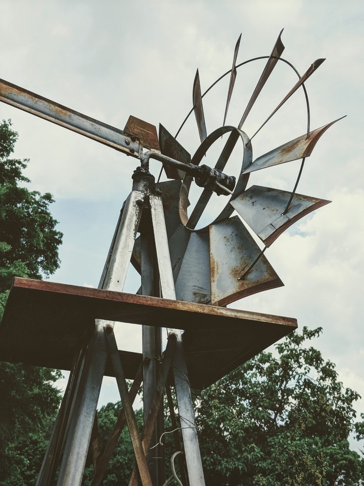 Antique windmill