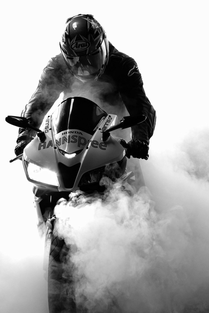 Honda CBR 600 Burnout