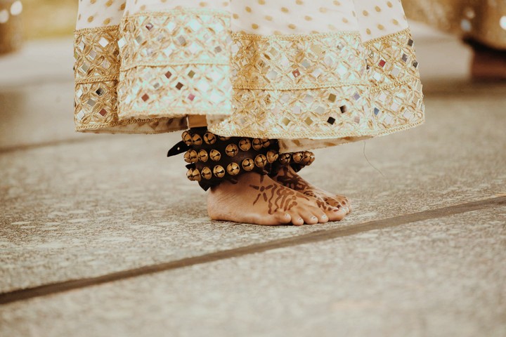 dancer's foot