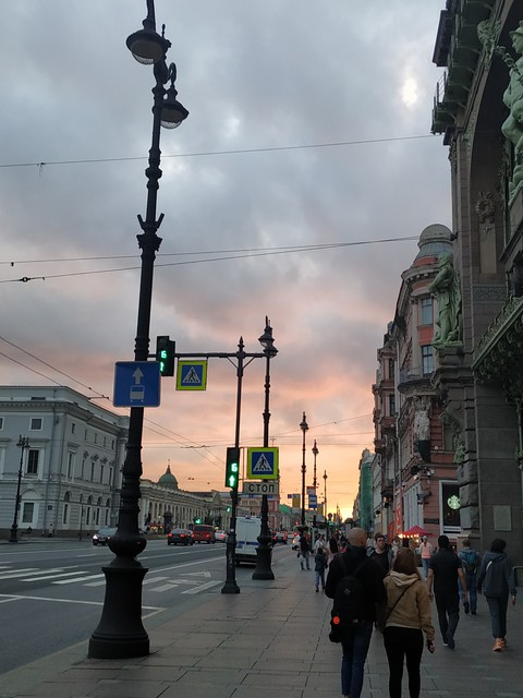 закат в Санкт-Петербурге