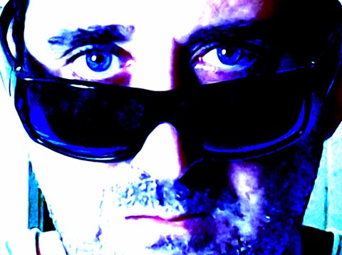 me in blue