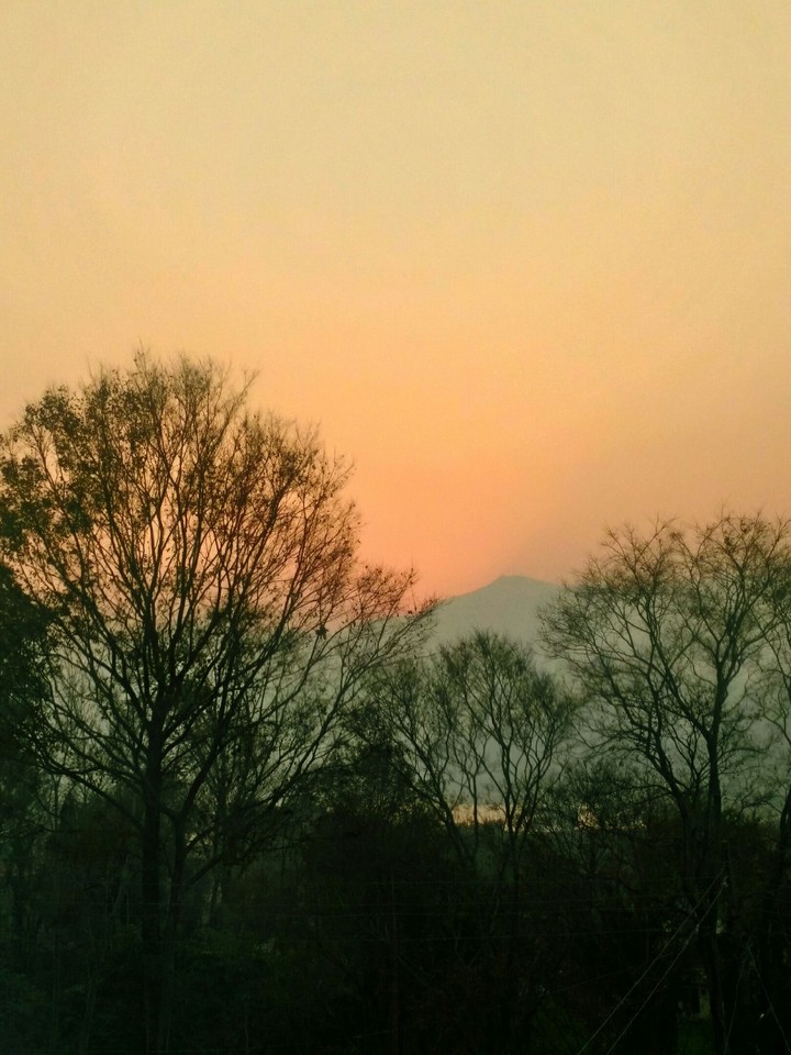 Scene after sunset