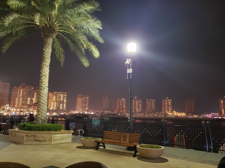 Qatar at night