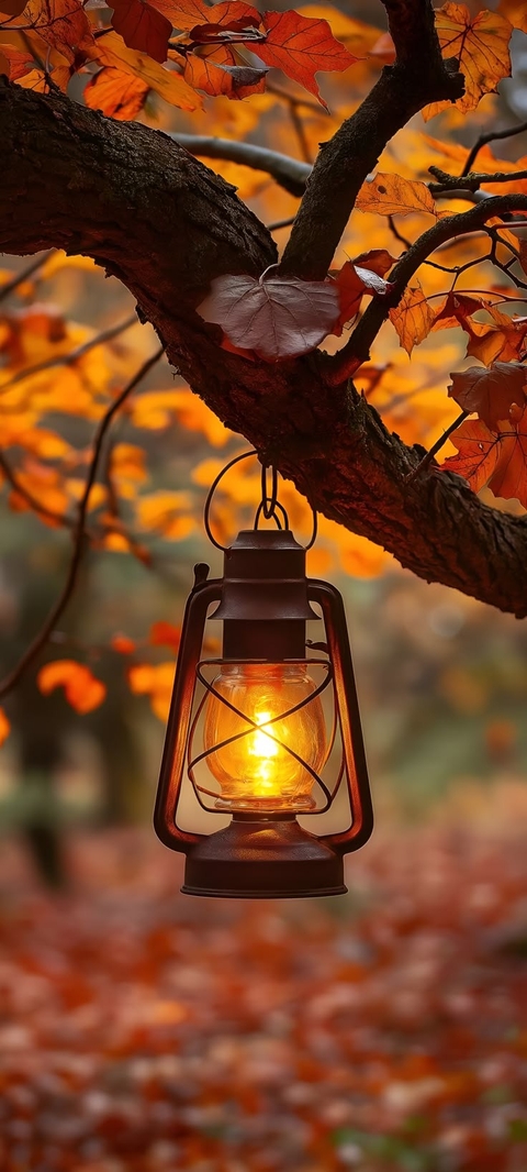 tapety Autumn, Lamp