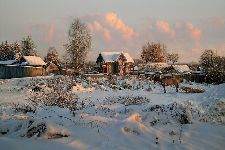 зима