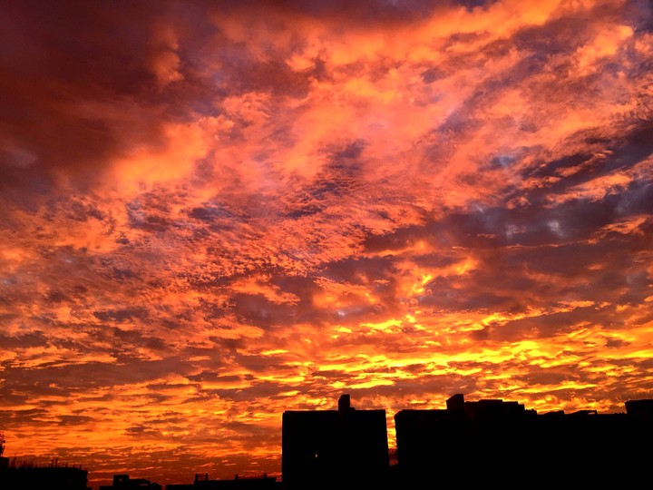 Golden sky