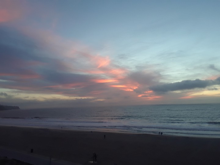 sunset at beach