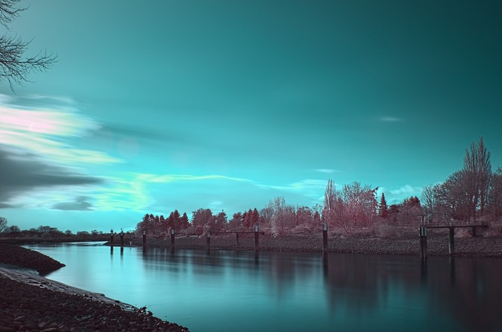 Emerald sky
