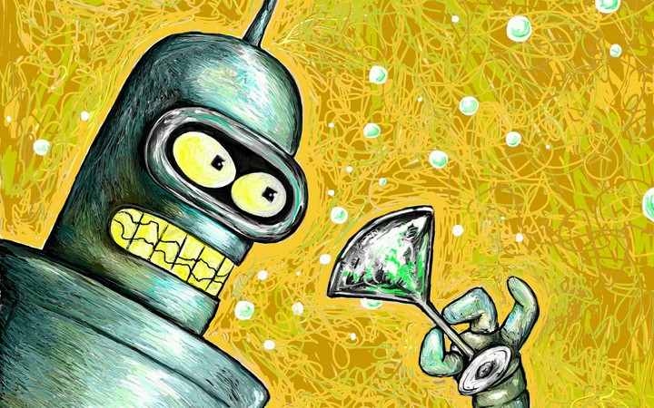 Fan Art Of beloved Cartoon  Character Bender