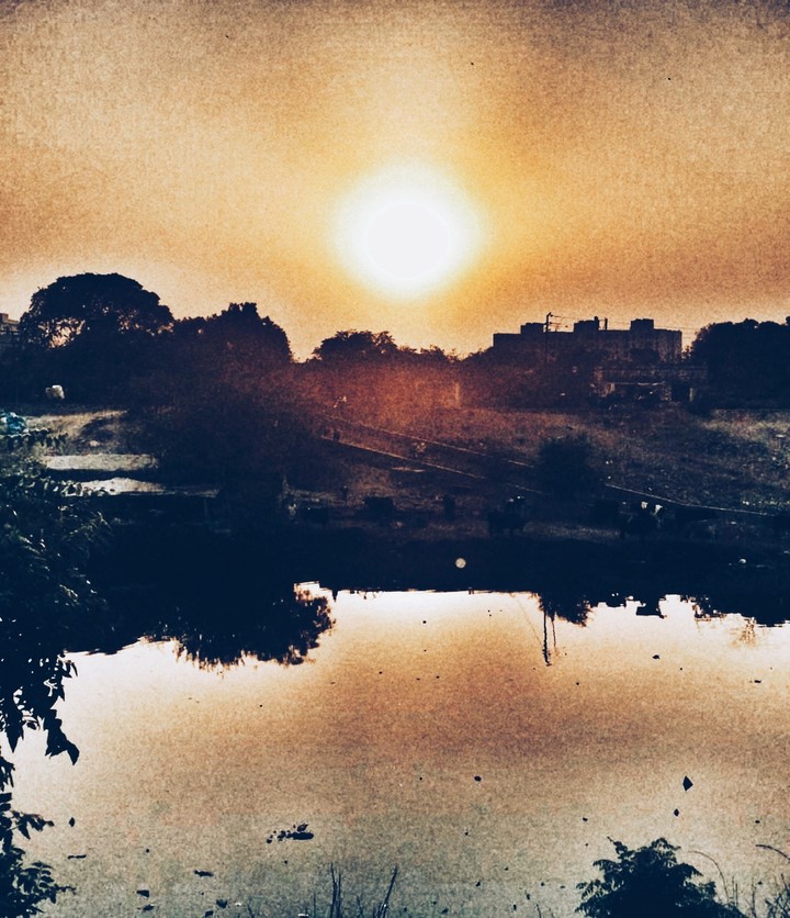 relaxed sunset