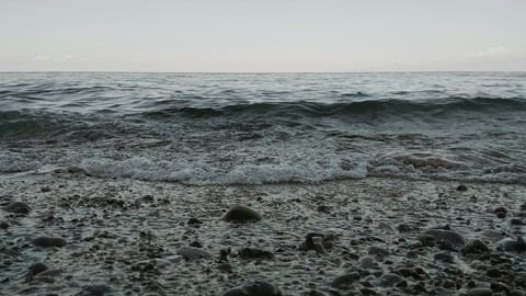 Cloudy sea