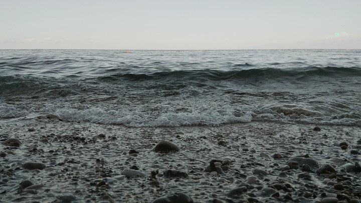 Cloudy sea