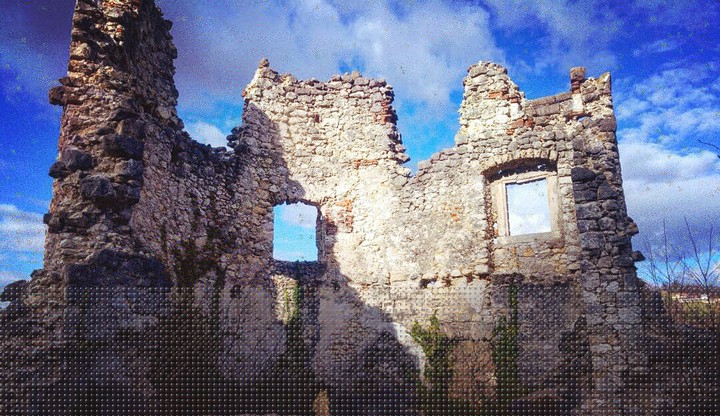 the castle ruins
