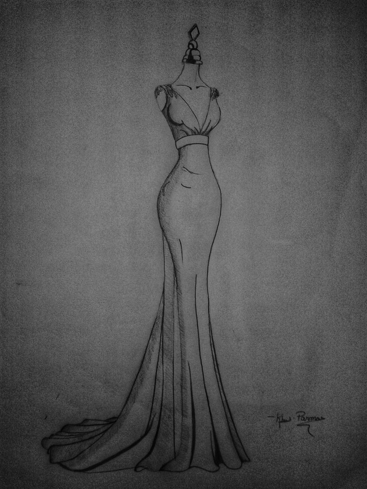 A beautiful dress